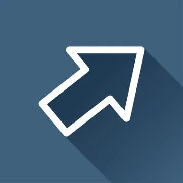 Vector pointer icon Stock Illustration