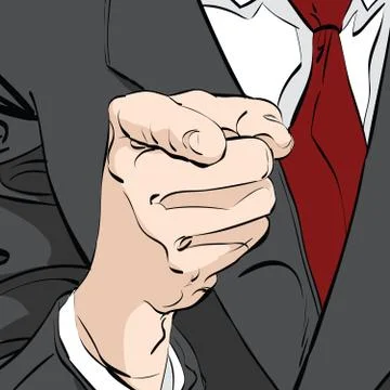 Vector pointing finger Stock Illustration