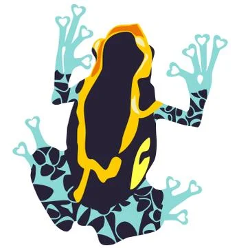 Vector Poison Dart Frog Stock Illustration