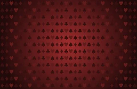 Vector poker background. Card game casino table cloth texture. Illustrazione stock