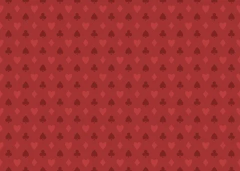 Vector poker background seamless pattern. Card game casino table cloth textur Stock Illustration