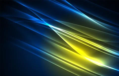 Vector polar lights concept background Stockillustratie