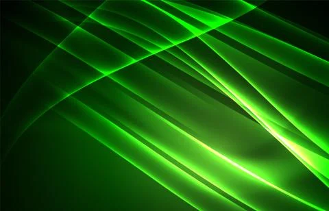 Vector polar lights concept background Illustrazione stock