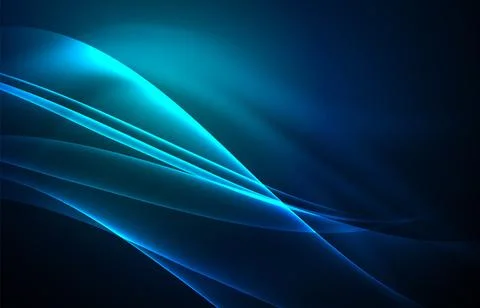 Vector polar lights concept background Stock Illustration