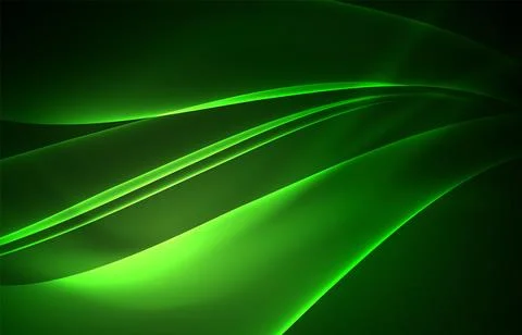Vector polar lights concept background Stock Illustration