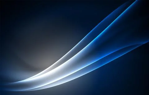 Vector polar lights concept background Stock Illustration