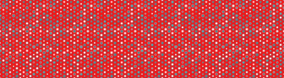 Vector polka dot pattern with abstract round shapes. Great for textile desi.. Stock Illustration