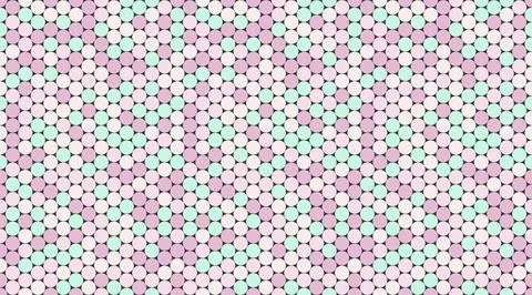 Vector polka dot pattern with abstract round shapes. Great for textile desi.. イラスト素材