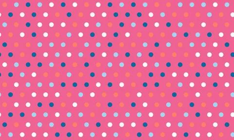 Vector polka dot pattern with abstract round shapes. Great for textile desi.. Stock Illustration