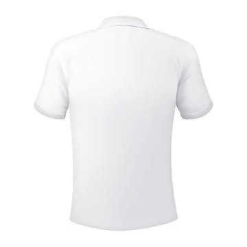 Vector polo in mesh gradient style. Editable color Stock Illustration