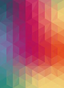Vector polygonal mosaic background Stock Illustration