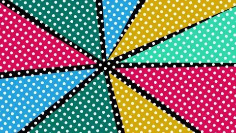 Vector pop art colorful rays background Stock-Illustration