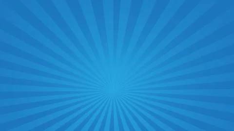 Vector pop art colorful rays background. Blue background Illustrazione stock