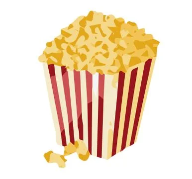 Vector popcorn candy on a white background Stock Illustration