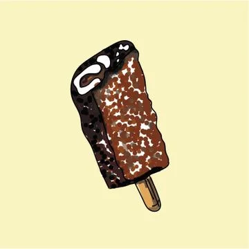 Vector of a Popsicle. Stock Illustration