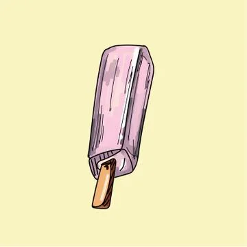 Vector of a Popsicle. Stock Illustration