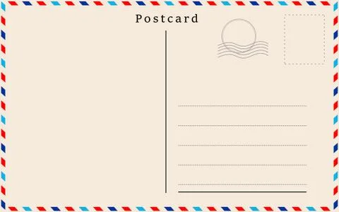 Vector postcard with beige paper texture . Illustrazione stock