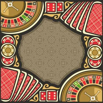 Vector poster for Casino Stock Illustration