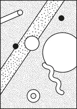 Vector poster, composition in 80 90 vintage style Stock Illustration