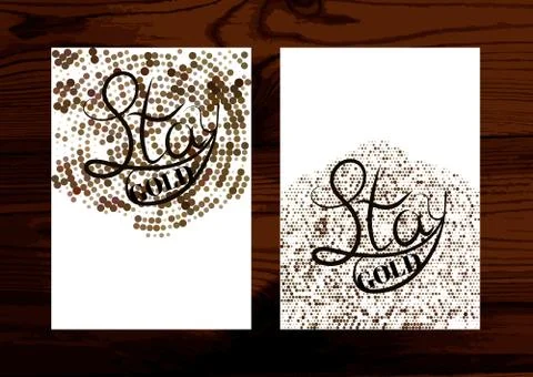 Vector poster design templates set. Abstract background. Stock Illustration