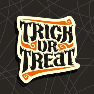 Vector poster with Halloween Stock Illustration
