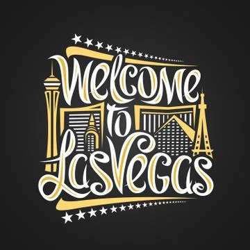 Vector poster for Las Vegas Stock Illustration