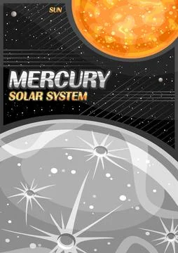 Vector Poster for Mercury Stock Illustration