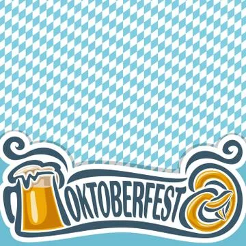 Vector poster for Oktoberfest Stock Illustration