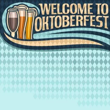 Vector poster for Oktoberfest Stock Illustration