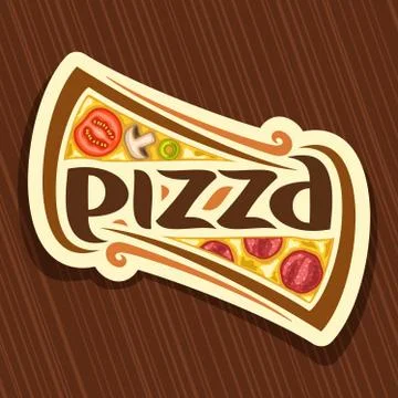 Vector poster for Pizza Stock Illustration