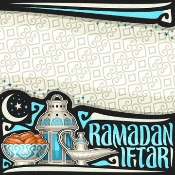 Vector poster for Ramadan Iftar Stock Illustration