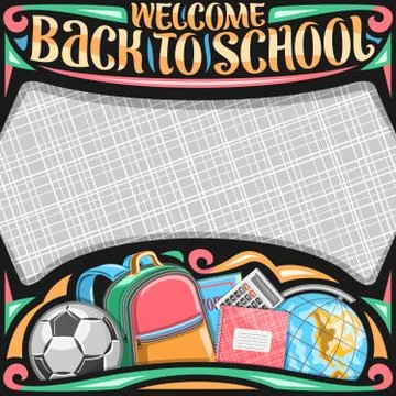 Vector poster for School Stock Illustration