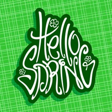 Vector poster for Spring season Stock Illustration