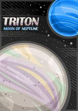 Vector Poster for Triton Stock Illustration