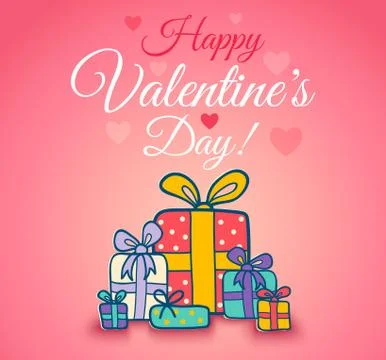Vector poster for Valentine's day Stock Illustration