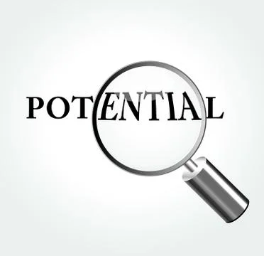 Vector potential concept illustration Stock Illustration