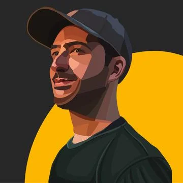 Vector Potrait Stock Illustration