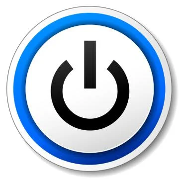 Vector power icon Stock Illustration