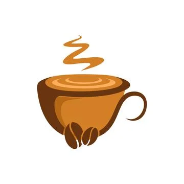 Vector Premium Coffee Logo Design Template Stock Illustration