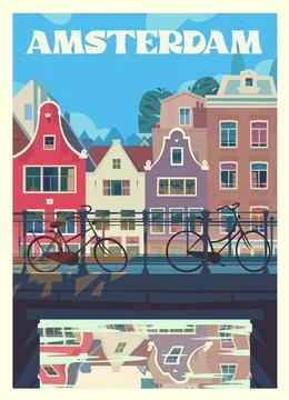Vector premium travel poster Stock Illustration