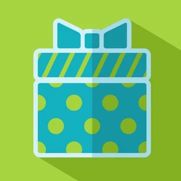 Vector present icon. Eps10 Stock Illustration