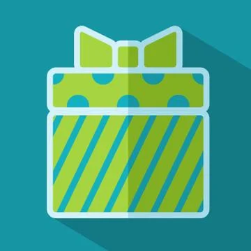 Vector present icon. Eps10 Stock Illustration