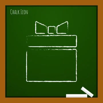 Vector present icon. Eps10 Stock Illustration