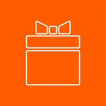 Vector present icon. Eps10 Stock Illustration