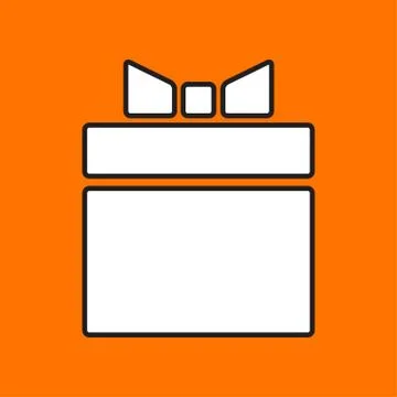 Vector present icon. Eps10 Stock Illustration