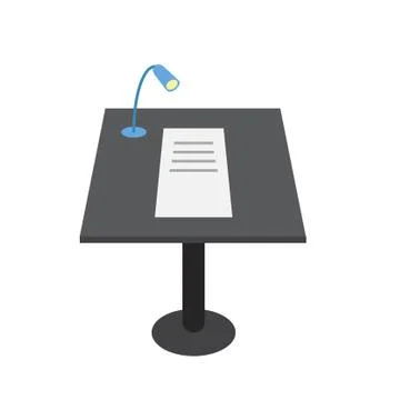 Vector presentation tribune Illustrazione stock