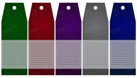 Vector Price label, tag. Winter sale. Eps 10. Stock Illustration