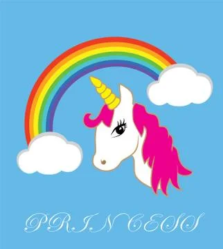 Vector Princess Unicorn イラスト素材