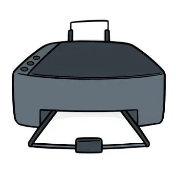 Vector of printer Illustrazione stock