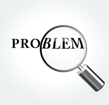 Vector problem concept illustration Stockillustratie